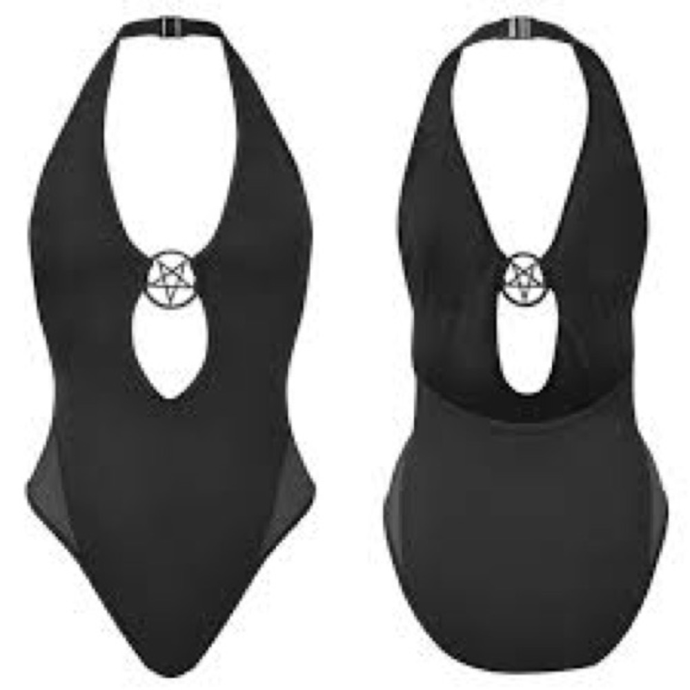 Killstar Dark Lyfe Swimsuit Size S